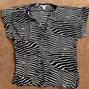 ZEBRA STYLED BLOUSE